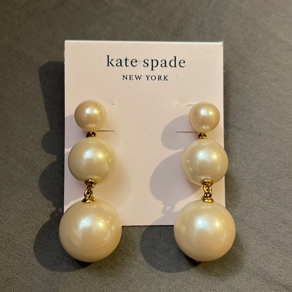Kate Spade Pearl Drop Earrings